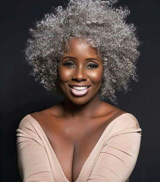 Grey hair black women with grey hair