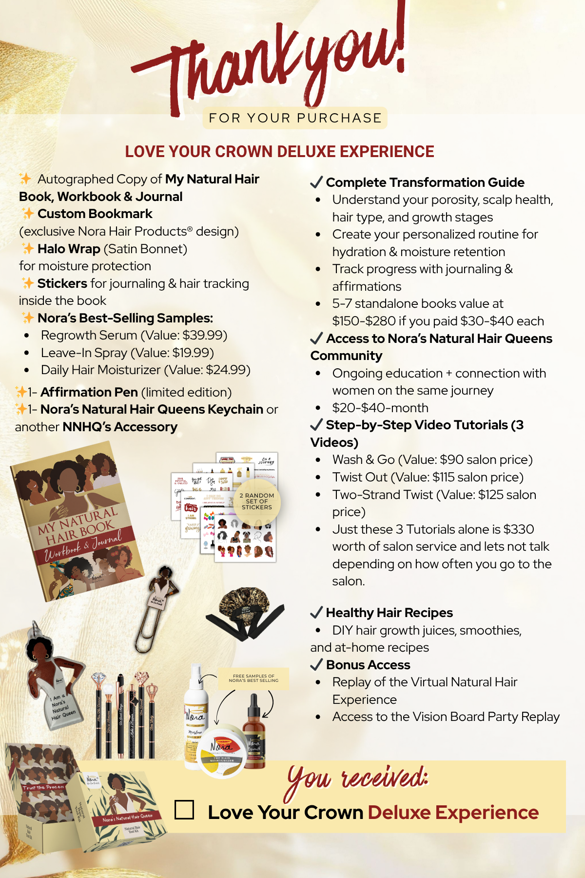 Book Bundle Experience-Vision Board