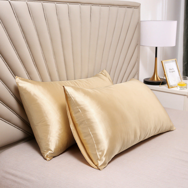 Silk like envelope closed pillowcases for healthy hair and skin. www.theknstore.com