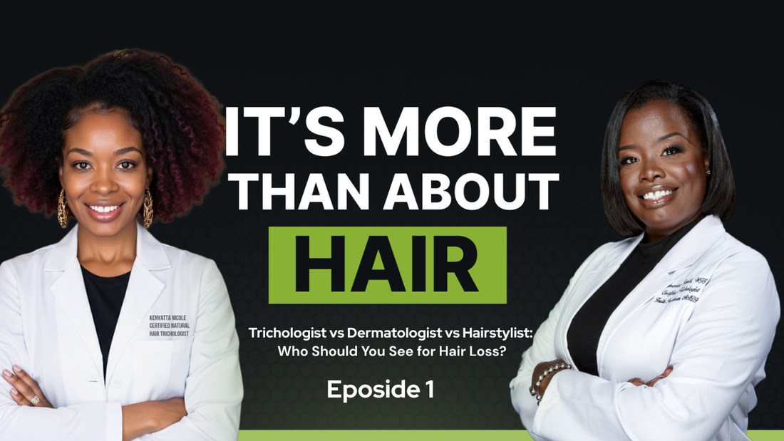 Understanding the difference between a trichologist, dermatologist, and hairstylist when treating hair loss and scalp conditions.