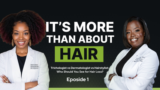 Understanding the difference between a trichologist, dermatologist, and hairstylist when treating hair loss and scalp conditions.