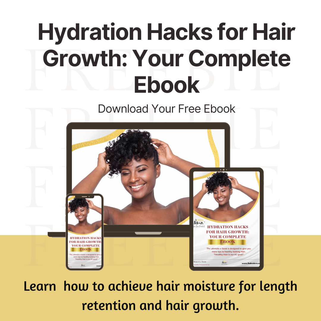 Natural Hair Moisture Hydration for hair growth.